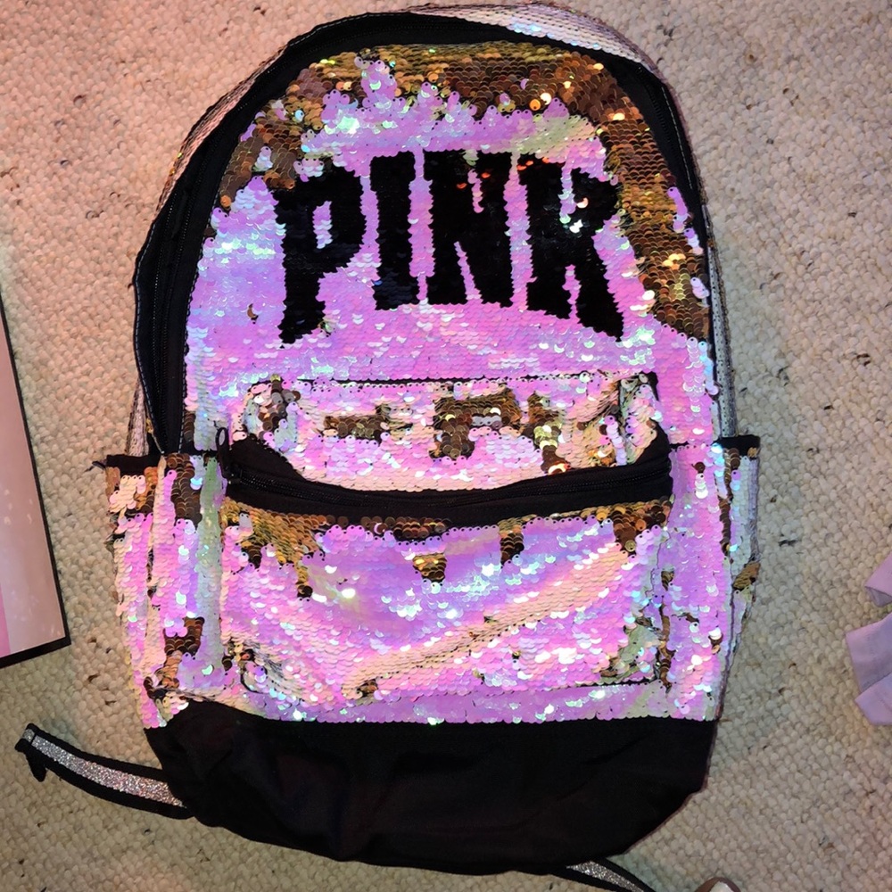 Victoria’s Secret PINK sequins book bag